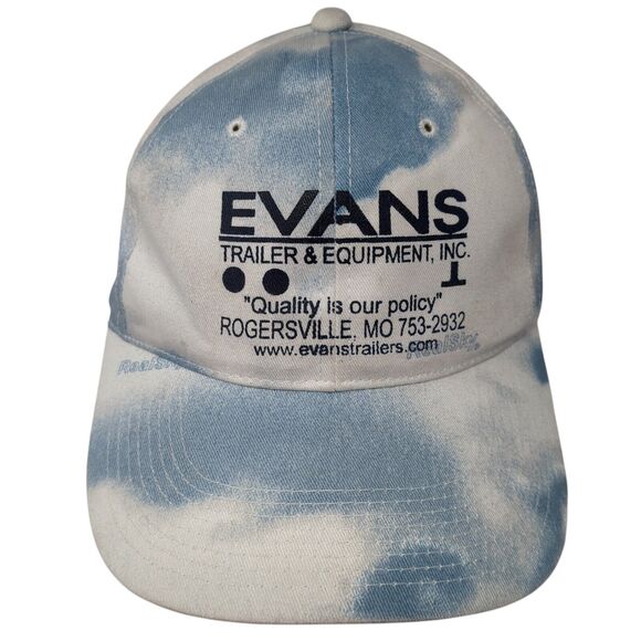 Evans Trailer & Equipment Inc Snapback Hat Multicolor OS Adjustable Tie Dye OC - Picture 1 of 8